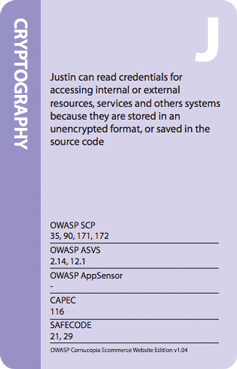 Cornucopia card Cryptography - Jack